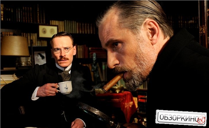 Viggo Mortensen и Michael Fassbender в фильме Опасный метод (A Dangerous Method)