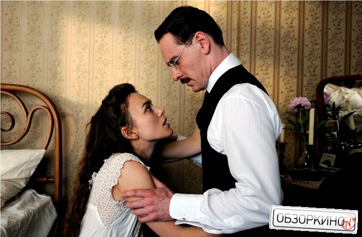 Keira Knightley и Michael Fassbender в фильме Опасный метод (A Dangerous Method)