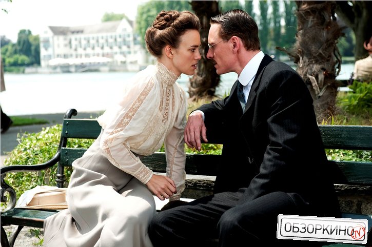 Keira Knightley и Michael Fassbender в фильме Опасный метод (A Dangerous Method)