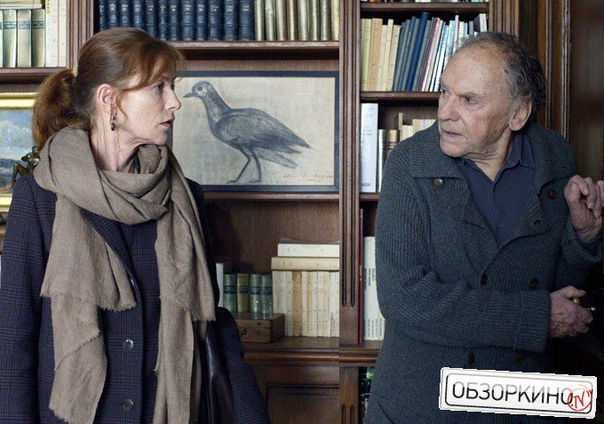 Isabelle Huppert и Jean-Louis Trintignant в фильме Любовь (Amour)