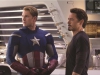 Robert Downey Jr. и Chris Evans в фильме Мстители (Avengers)