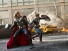 Chris Evans и Chris Hemsworth в фильме Мстители (Avengers)