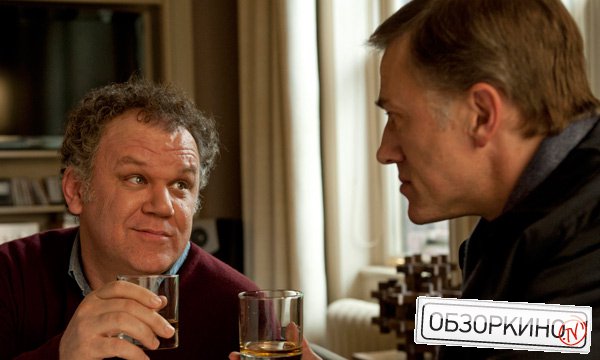 Christoph Waltz и John C. Reilly в фильме Ярость (Carnage)