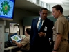 Laurence Fishburne и Bryan Cranston в фильме Заражение (Contagion)