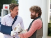 Robert Downey Jr. и Zach Galifianakis в фильме Впритык (Due Date)