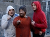 Chris O\'Dowd, Marc Wootton и Dean Lennox Kelly в фильме Часто задаваемые вопросы о путешествиях во времени