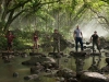Michael Caine, Dwayne Johnson, Luis Guzman, Vanessa Hudgens и Josh Hutcherson в фильме Путешествие 2: таинственный остров (Journey 2: The Mysterious Island)