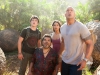 Dwayne Johnson, Luis Guzman, Vanessa Hudgens и Josh Hutcherson в фильме Путешествие 2: таинственный остров (Journey 2: The Mysterious Island)