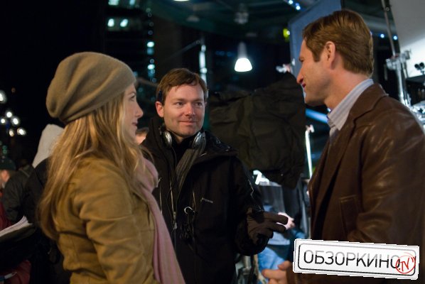 Jennifer Aniston, Aaron Eckhart и Brandon Camp в фильме Любовь случается (Love Happens)