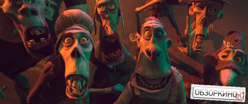 Сцена из мультфильма Паранорман или как приручить зомби (Paranorman)