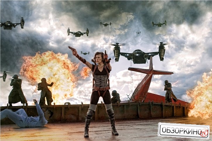 Milla Jovovich в фильме Обитель зла Возмездие (Resident Evil Retribution)