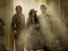 Robert Downey Jr., Jude Law и Noomi Rapace в фильме Шерлок Холмс 2 Игра теней (Sherlock Holmes A Game of Shadows)