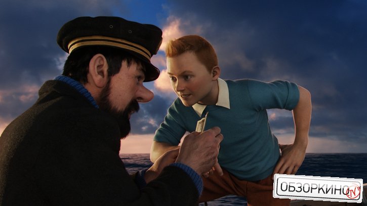 Сцена из мультфильма Приключения Тинтина: тайна Единорога (The Adventures of Tintin)