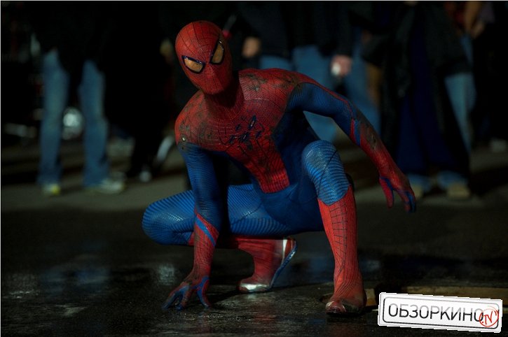 Сцена из фильма Новый человек-паук (The Amazing Spiderman)