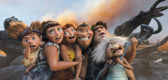 Сцена из мультфильма Семейка Крудс (The Croods)