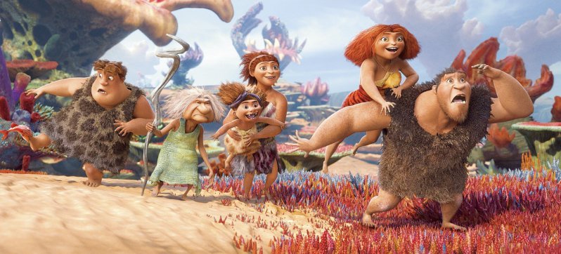 Сцена из мультфильма Семейка Крудс (The Croods)