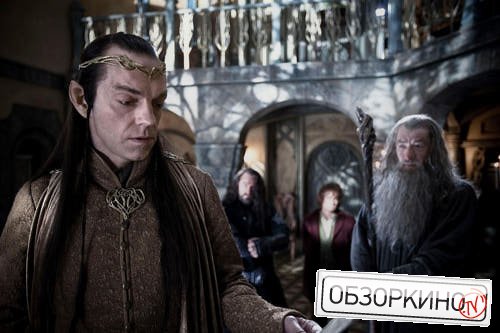 Hugo Weaving и Ian McKellen в фильме Хоббит Нежданное путешествие (The Hobbit An Unexpected Journey)