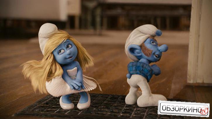 Сцена из фильма Смурфики (The Smurfs)