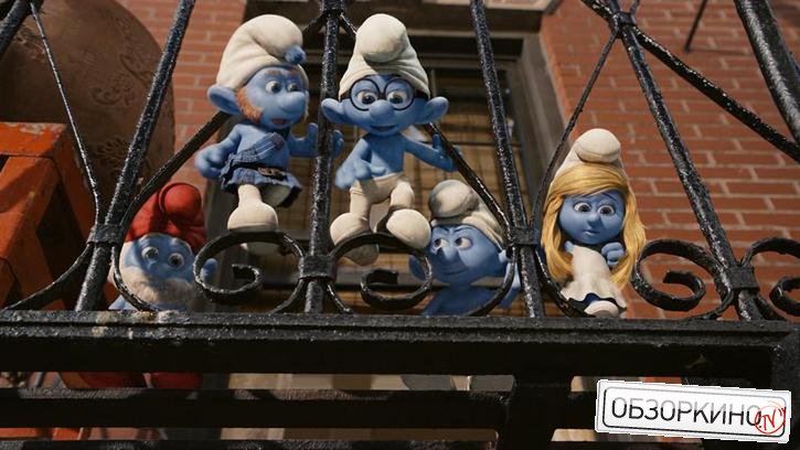 Сцена из фильма Смурфики (The Smurfs)