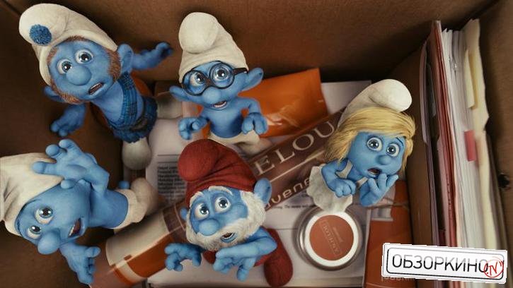 Сцена из фильма Смурфики (The Smurfs)