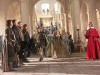 Matthew Macfadyen, Luke Evans, Ray Stevenson, Logan Lerman и Christoph Waltz в фильме Мушкетеры (The Three Musketeers)