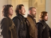 Matthew Macfadyen, Luke Evans, Ray Stevenson и Logan Lerman в фильме Мушкетеры (The Three Musketeers)