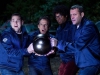 Richard Ayoade, Ben Stiller, Vince Vaughn и Jonah Hill в фильме Дружинники (The Watch)