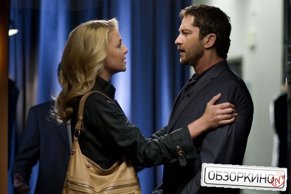 Gerard Butler и Katherine Heigl в фильме Голая правда (The Ugly Truth)