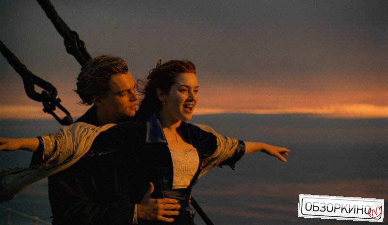 Leonardo DiCaprio и Kate Winslet в фильме Титаник (Titanic)