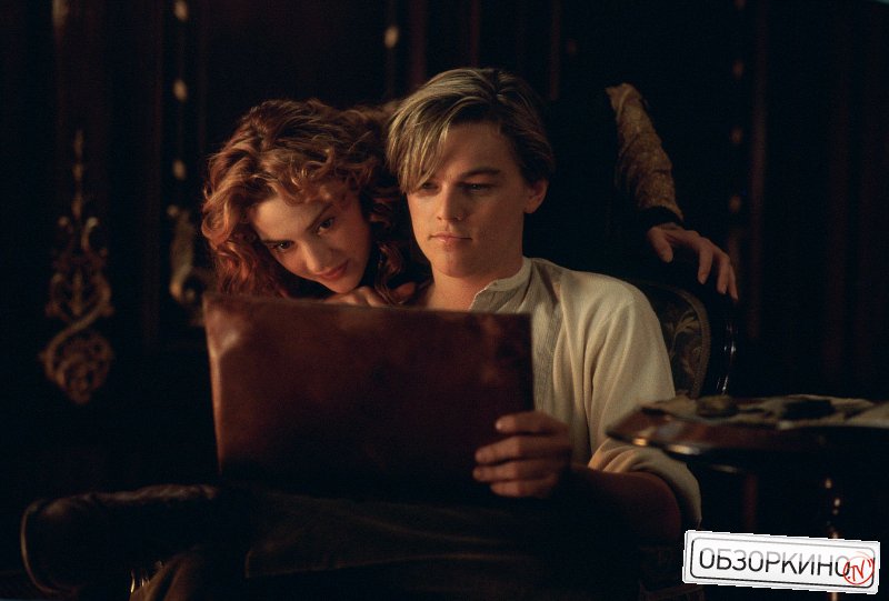 Leonardo DiCaprio и Kate Winslet в фильме Титаник (Titanic)