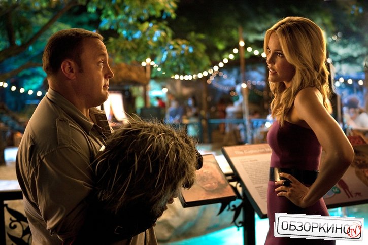 Kevin James и Leslie Bibb в фильме Мой парень из зоопарка (Zookeeper)